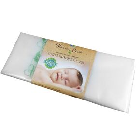 Harlow's Earth Protective Crib Mattress Cover- Waterproof -Safe Sleep -Protection from Mattress Off-Gassing -PVC-free and Phthalate-free