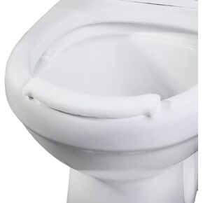10 Pieces Pee Guard for Toilet Seat, Toilet Splash Guards, Disposable Potty Training Splash Guard for Adult Men and Kids (Standard, 10, Piece)