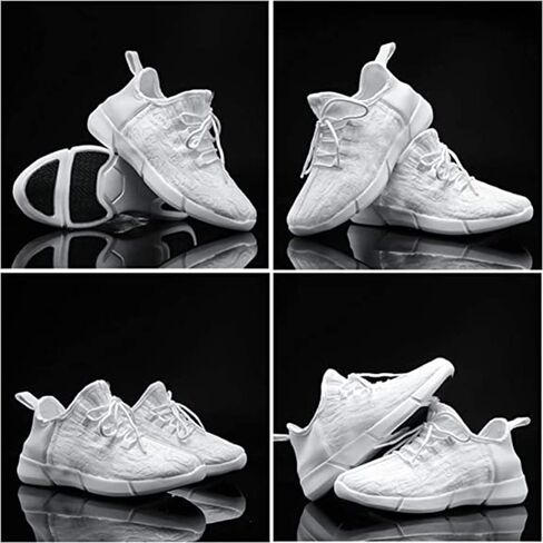 Shinmax LED Light Up Shoes for Women Men, USB Rechargeable Fiber Optic Glowing Sneakers, Luminous Flashing Shoes for Dancing, Festivals, Parties in Kuwait