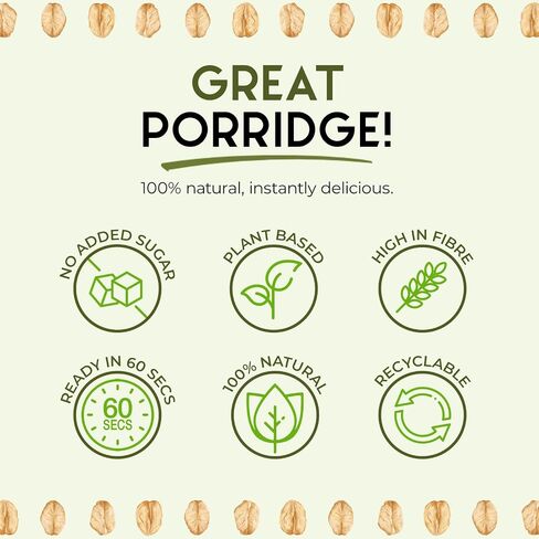 The Great British Porridge Co Blueberry Banana Porridge ، 385 Gr in Saudi Arabia