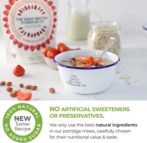 The Great British Porridge Co Blueberry Banana Porridge ، 385 Gr in Saudi Arabia