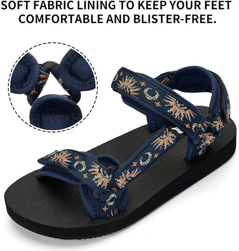Women's Sandals Hiking Sport Sandals with Arch Support Yoga Mat Insole Comfortable Walking Water Sandals for Beach Travel Athletic in Saudi Arabia