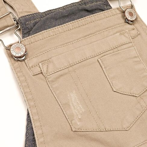 KIDSCOOL SPACE Baby Little Girls Canvas Overalls,Toddler Boys Ripped Holes Casual Workwear in Kuwait