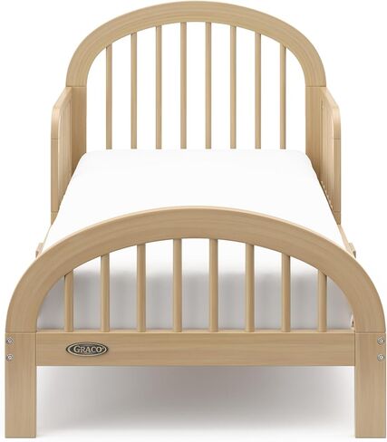 Graco Olivia Toddler Bed (Driftwood) - Greenguard Gold Certified ، تشمل درابزين أمان طفل صغير ، ويتناسب مع مرتبة Crib & Toddler Standard in Kuwait
