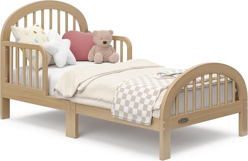 Graco Olivia Toddler Bed (Driftwood) - Greenguard Gold Certified ، تشمل درابزين أمان طفل صغير ، ويتناسب مع مرتبة Crib & Toddler Standard in Kuwait