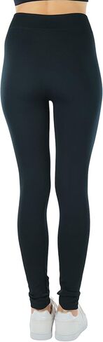 ToBeInStyle Women's High Waist Fleece Lined Ankle Length Leggings in Kuwait
