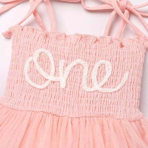 ODASDO Baby Girls Oirth Onder Thore Photo Shooting Props Slicfeless Strap Tutu Princess Romper Dress Set in Kuwait