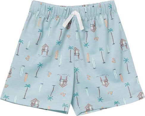 Gerber Baby Boys 'المكون من قطعتين من طراز Pajama Set Sleeve Top & Fleece Shorts in Kuwait