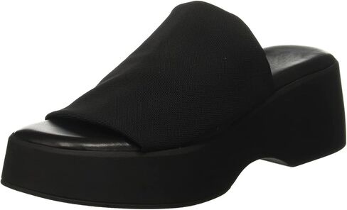 Womens Wedge SIides Sandals Platform Open Toe Slip On Elastic Band Wedges Shoes in Saudi Arabia