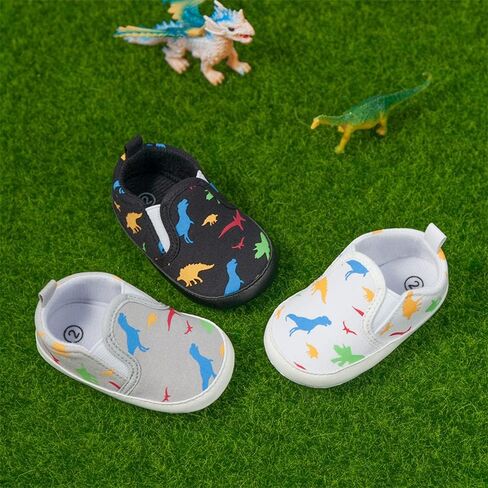 Meckior Infant Baby Girls Boys Canvas Shoes Soft Sole Toddler Slip on Moccasins moccasins غير الرسمي أحذية حذاء رياضة غير رسمي. in Kuwait