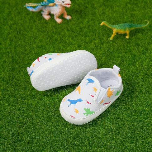 Meckior Infant Baby Girls Boys Canvas Shoes Soft Sole Toddler Slip on Moccasins moccasins غير الرسمي أحذية حذاء رياضة غير رسمي. in Kuwait