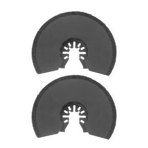 eMagTech 2 Pieces 88mm Carbide Alloy Grit Particles Oscillating Blades Compatible with Dewalt DT20717 DCS355 Grout Removal Blades Multitool Accessories