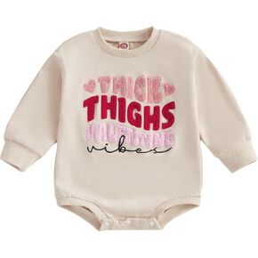 My First Valentine 's Day Baby Girl Boy Rompers Outfit Valentine's Day Outfit Baby Girl Long Sleeve Jumpsuits