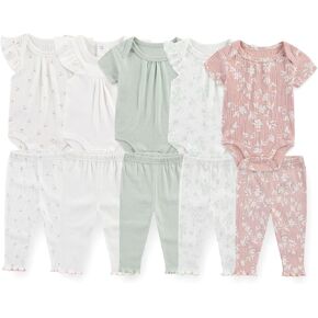 Unisex Baby Boy Girl Pants Sets 10 pack Cotton Casual New born Clothes Comfort Infant Outfit
