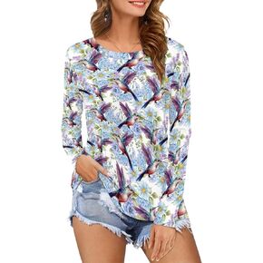 Eheartsgir Women's Oversized Long Sleeve T Shirt Athletic Crewneck Slim Tops Quick Dry Loose Sweatshirt