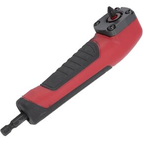 90 Degree Drill Adapter, Right Angle Drill Attachment ABS Handle Screwdriver Socket Adapter Drill Bit for Impact Driver and Drill Bit