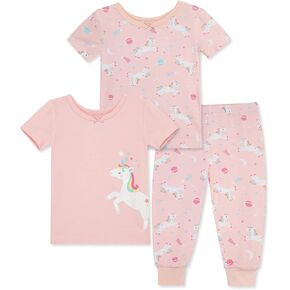 Little Me Clothes for Baby Girls' 3-Piece Pajamas, 12 Months - 4 Toddler