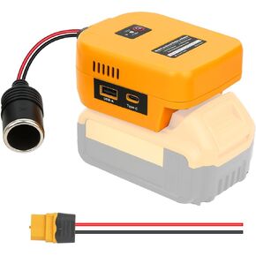 20V to 12V Step-Down Converter for Dewalt 20V Max for Power Battery Adapter Wheel, DC 12V 10A 120W Buck Converter Regulator for Golf Cart RC Car Truck Light & DIY