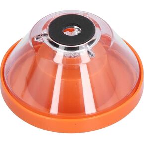Drill Dust Cover Collector Drywall Dust Collector Hole Saw Dust Bowl,Electric Shockproof Antislip Convenient Drill Dust Catcher (Orange)
