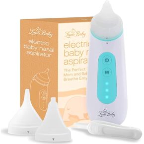 Electric Baby Nasal Aspirator - Nose Sucker Machine for Newborn Infants Toddlers Kids Adults - Automatic Booger Snot Vacuum Cleaner with 3 Adjustable Suction Levels for Mucus Removal