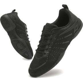 Girls Black Cheer Shoes Breathable Youth Cheerleading Competition Sneakers Shoes Women Gymnastic Athletic Shoes for Adult