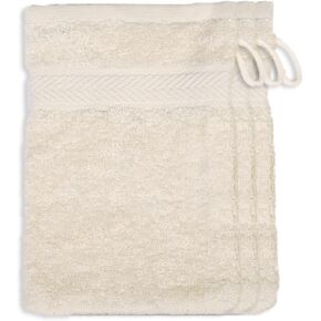 Organic Cotton Bath Mitt - Pack of 3, Ultra Soft and Hypoallergenic,GOTS Certified 100% Organic Cotton with Hanging Loop, Undyed and Unbleached