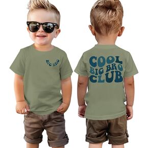 قميص Big Brother Toddler Baby Boy Cool Big Bro Bro Club T-Shirt Big Bro Summer Summer Short Sleeve Tees Top Top in Kuwait