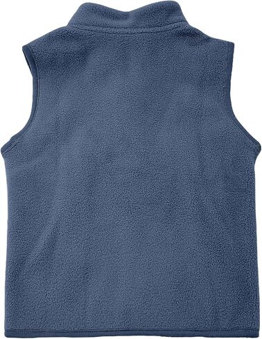 Happy Cherry Kids Polar Fleece Vest Zip Up Lightweight Soft Outerwear Sleeveless Jacket Vest for Fall & Winter in Kuwait