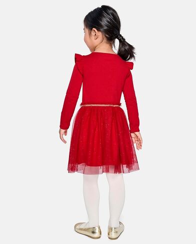 The Children's Place Baby Girls' and Toddler Long Sleeve Tutu Dress in Saudi Arabia