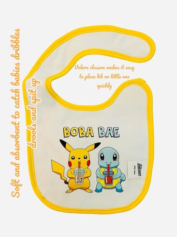 Anime Baby Bibs, 1PC Cotton Baby Bibs for Drooling and Teething, Unisex Baby Drool Bib for Boys Girls, Gift for Anime Lovers in Saudi Arabia