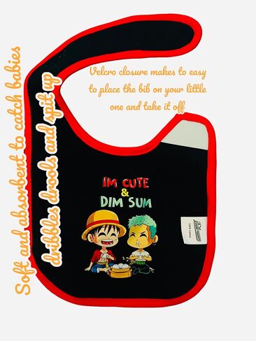 Anime Baby Bibs, 1PC Cotton Baby Bibs for Drooling and Teething, Unisex Baby Drool Bib for Boys Girls, Gift for Anime Lovers in Saudi Arabia