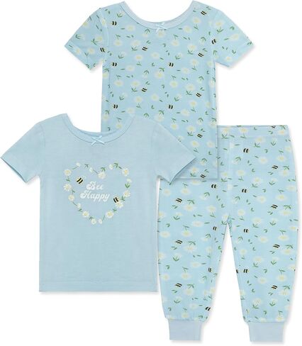 Little Me Clothes for Baby Girls' 3-Piece Pajamas, 12 Months - 4 Toddler in Saudi Arabia