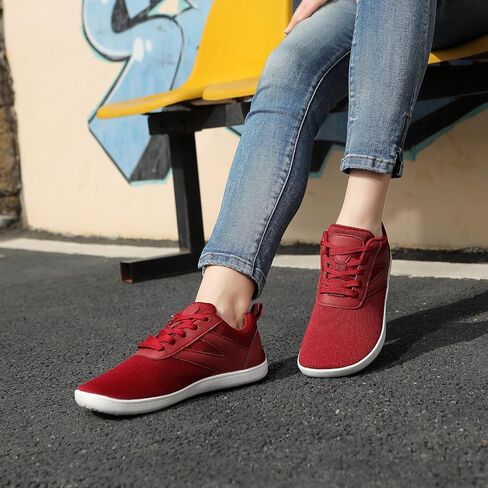 Men's Women's Wide Minimalist Toe Box Walking Shoes,Zero Drop Sole, Slip-on Barefoot Sneakers for Men and Women in Saudi Arabia