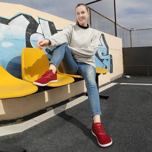 Men's Women's Wide Minimalist Toe Box Walking Shoes,Zero Drop Sole, Slip-on Barefoot Sneakers for Men and Women in Saudi Arabia