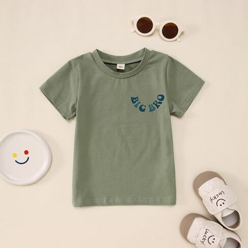 قميص Big Brother Toddler Baby Boy Cool Big Bro Bro Club T-Shirt Big Bro Summer Summer Short Sleeve Tees Top Top in Saudi Arabia