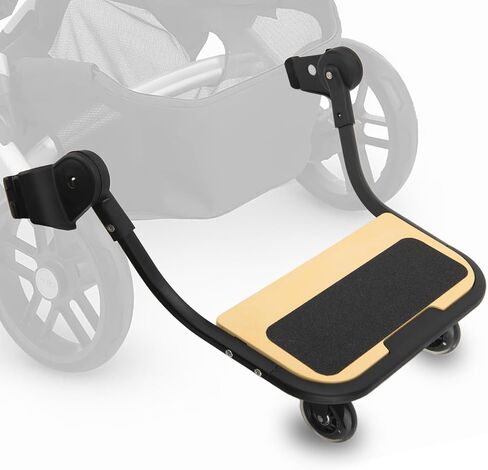 لوحة Ride-Along Board for Vista (2015-2019) و Vista V2 و Vista V3 Strollers | 65 رطل السعة | عجلات البولي يوريثان متينة | مرفق سريع لللمسة واحدة للأطفال للانضمام إلى التنزه in Kuwait