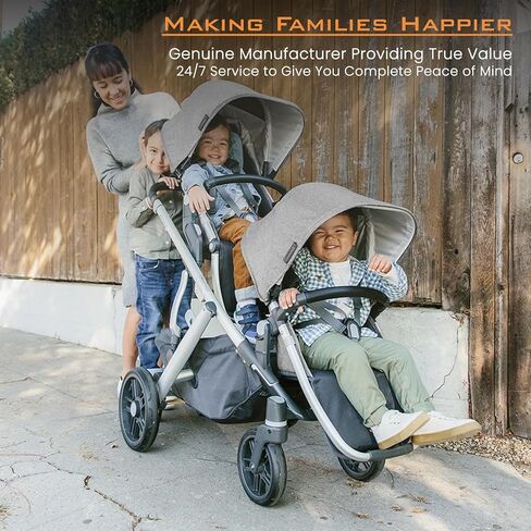 لوحة Ride-Along Board for Vista (2015-2019) و Vista V2 و Vista V3 Strollers | 65 رطل السعة | عجلات البولي يوريثان متينة | مرفق سريع لللمسة واحدة للأطفال للانضمام إلى التنزه in Kuwait