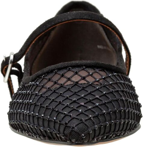 Linea Paolo - Nadeen - Womens Fishnet and Mesh Mary Jane Flats in Saudi Arabia
