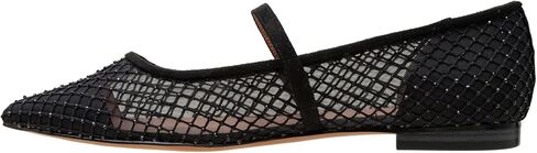 Linea Paolo - Nadeen - Womens Fishnet and Mesh Mary Jane Flats in Saudi Arabia