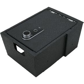 Center Console Gun Safe - Console Gun Vault Compatible with Lincoln Aviator 2019-2023, for Front Console with Fingerprint Lock with Backup Key.