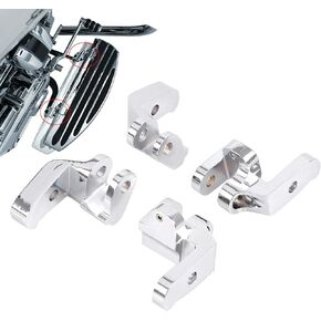 Driver Floorboard Relocation Brackets for Harley Touring Electra Glides Road Glides Road King Street Glides 1997-2016