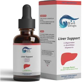 Liquid Liver Support Supplement - Special Formula - Liver Cleanse Detox & Repair Formula - Herbal Liver Support Supplement with L-Ornithine L-Aspartate Silymarin