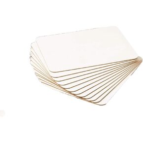Charles Leonard Dry Erase Board Classroom Pack - Mini Lapboard School Supplies – Set of 12 One-Sided Plain Dry Erasable White Boards, 9x12 Inches (35100)
