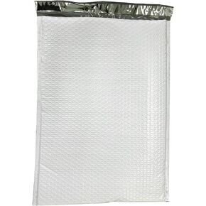 20 ct #6 Large Poly Bubble Mailers 12.5x18 Inch Bubble Lined Cushioned Poly Mailer. Tear-proof, Water-resistant and Postage-saving Lightweight Shipping Padded Envelopes/Bags.