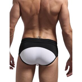 Men's Sexy Color Matching Beach Swimwear Sport Shorts Swim Briefs B1135