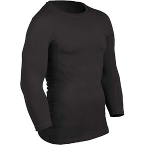 CHAMPRO Lightning Men's Three-Quarter Sleeve Compression Shirt Baselayer for Football, Basketball, Baseball
