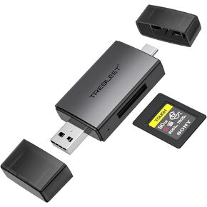 CFexpress Type A Card Reader, USB 3.2 Gen 2 10Gbps,USB-C& USB-A Port, Compatible with Sony Alpha 1/ Alpha a7S III/Alpha 7 IV A7M4/ FX3/ FX6