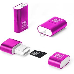 [3 Pack] Card Reader for Android,Micro SD Card to USB Adapter, TF Card Reader with Mini Size for Camera Memory Card Reader, Wansurs Card Reader for PC Laptop (Black) in Kuwait