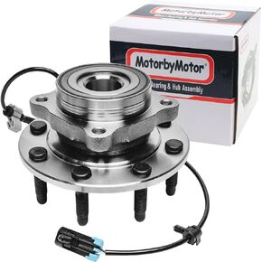 515058 Front Wheel Bearing & Hub Assembly 4WD with 8 Lugs ABS Fits for Chevy Silverado 1500 2500 3500 Avalanche Suburban 2500, GMC Sierra 1500 2500 3500 Yukon XL, Hummer H2