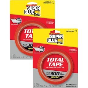 Super Glue - Total Tape Rolls - (Pack of 2)